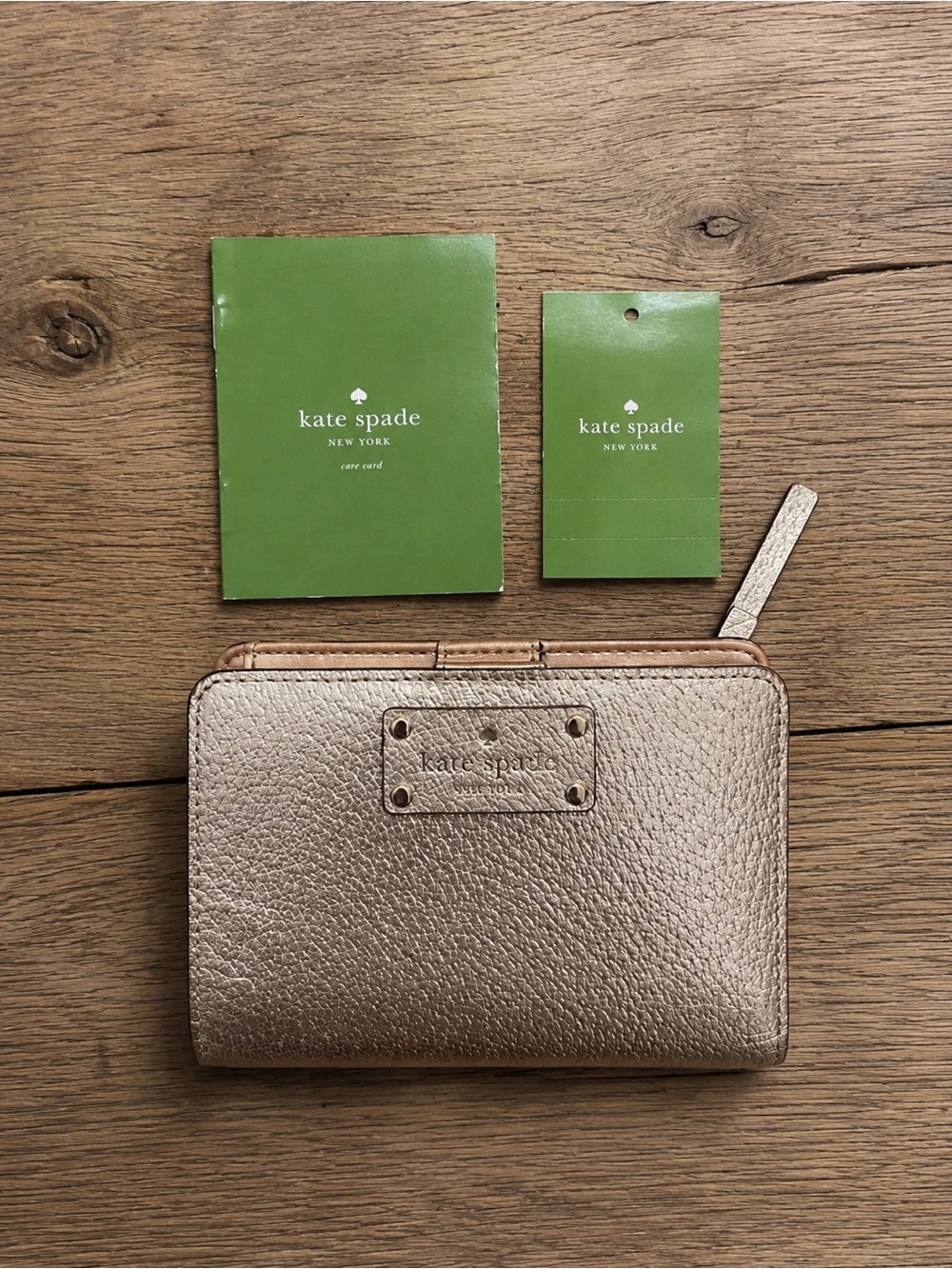 Kate Spade New York Tellie Wellesley Rose Gold Wallet